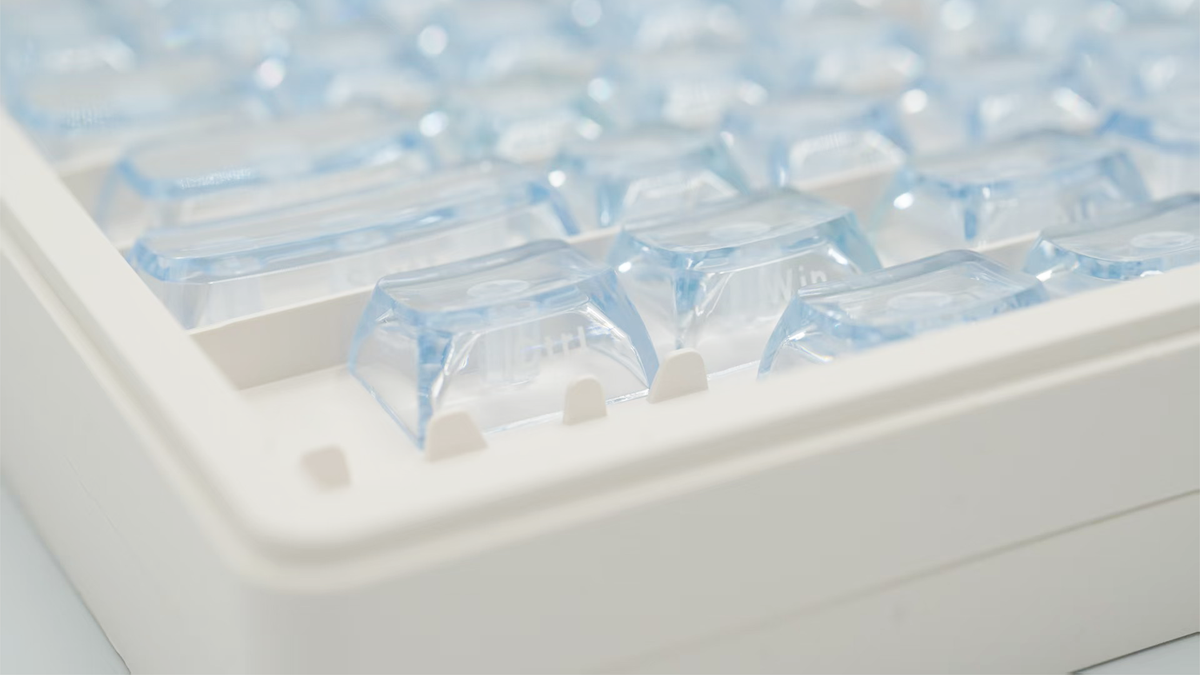 Womier Ice Cube Clear ASA Profile Keycaps