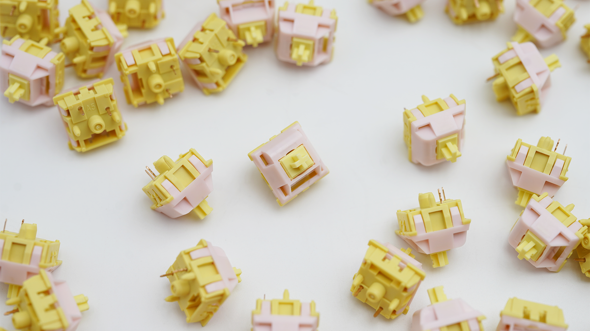 Keygeek Peach Cheesecake Linear Switches (10PCS)
