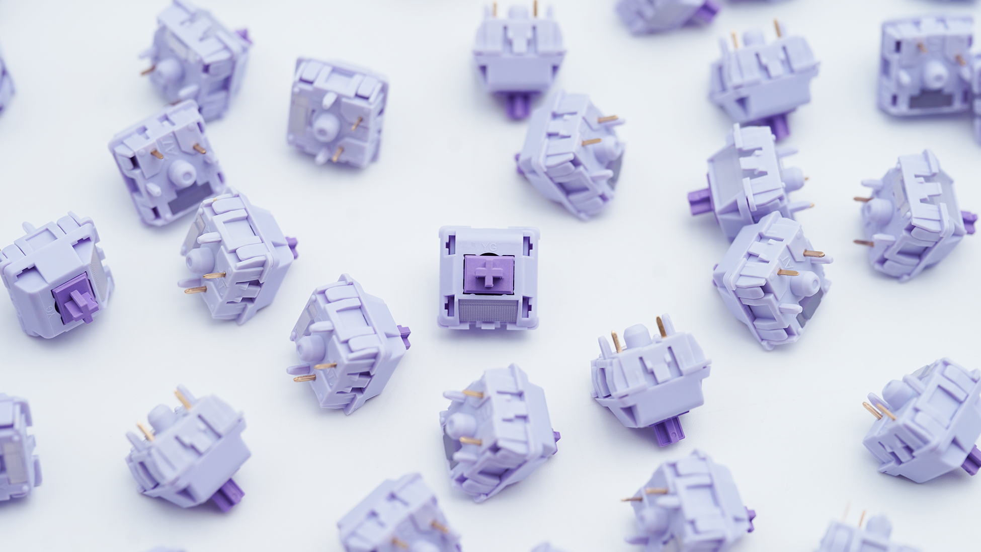 Wingtree YG Purple Bud Tea Tactile Switches (10PCS)