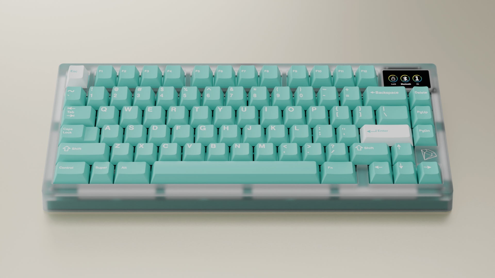 WS Akuamarin Keycaps 未使用 WS Akuamarin Keycaps Doubleshot PBT Cherry Profile – LumeKeebs