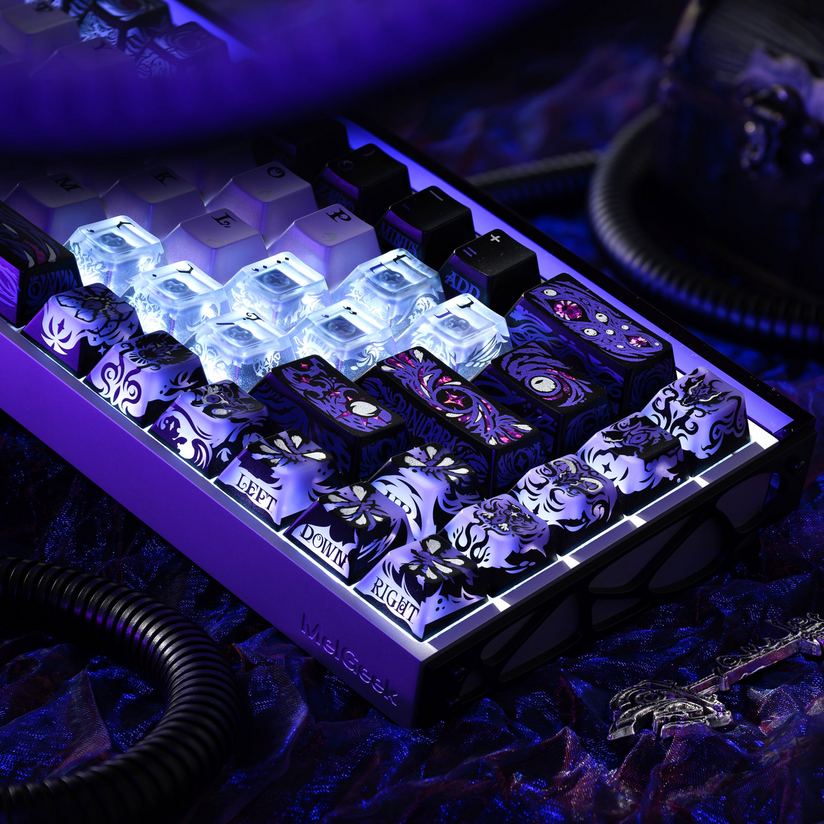 XVX Pandora Cherry Profile PBT+PC 133-Key Keycap Set