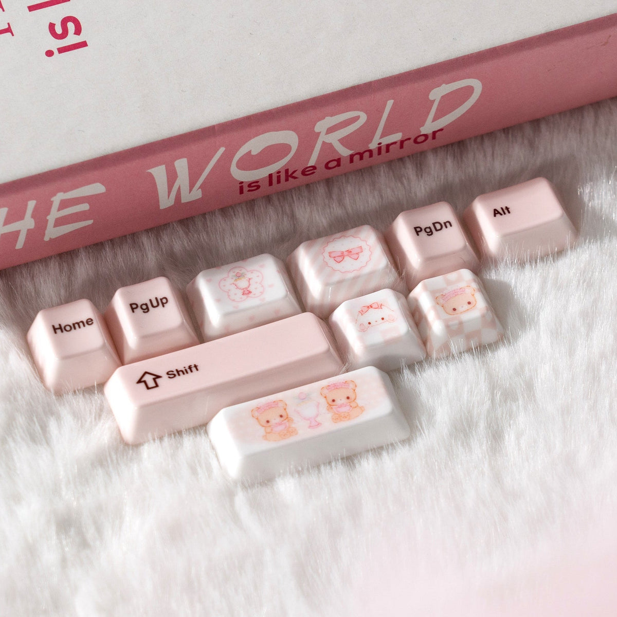 XVX Tea Time Ceramic Cherry Profile 120-Key Full Keycap Set