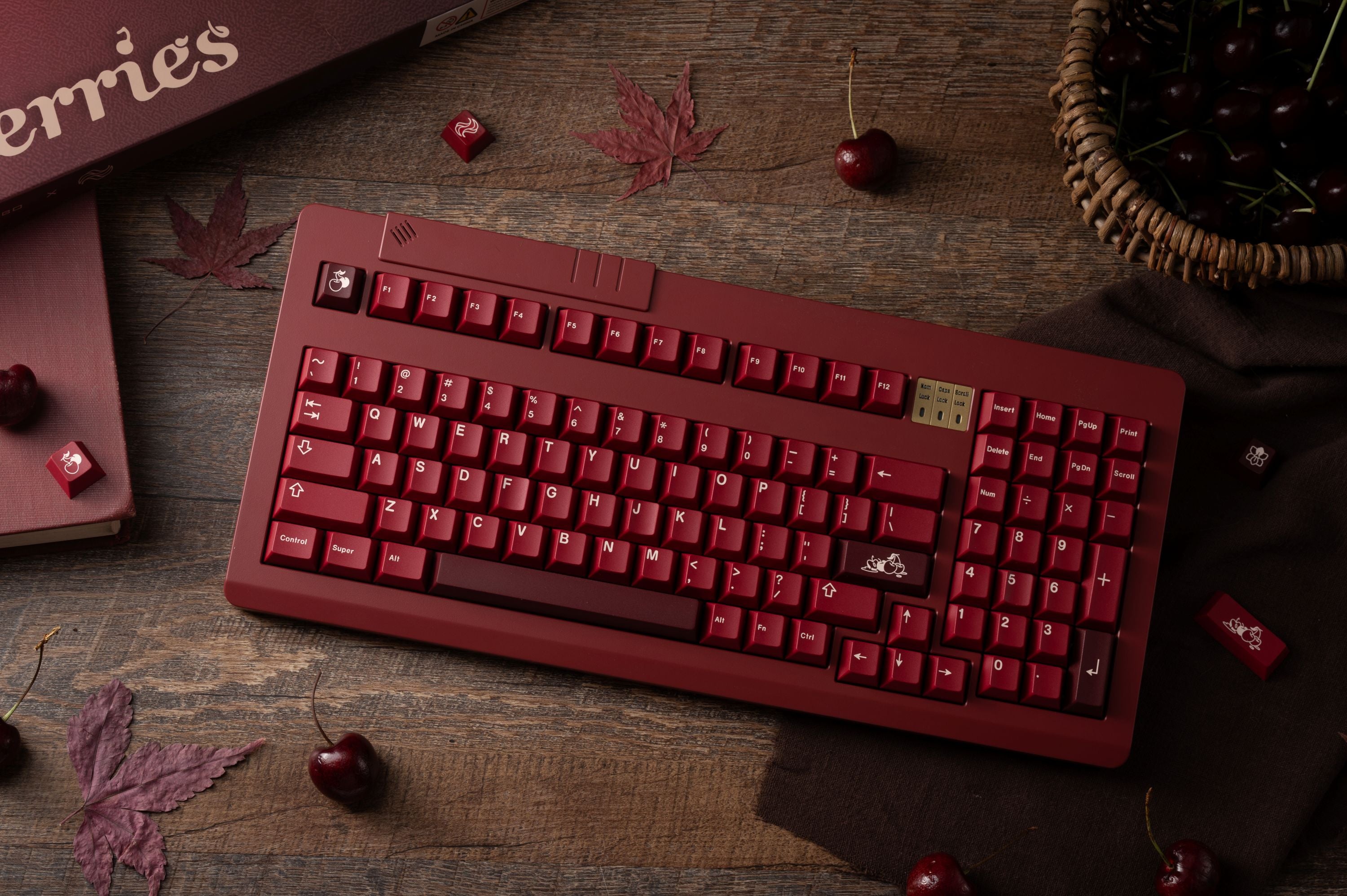 Keykobo Cherries ABS Double-shot Keycap Set