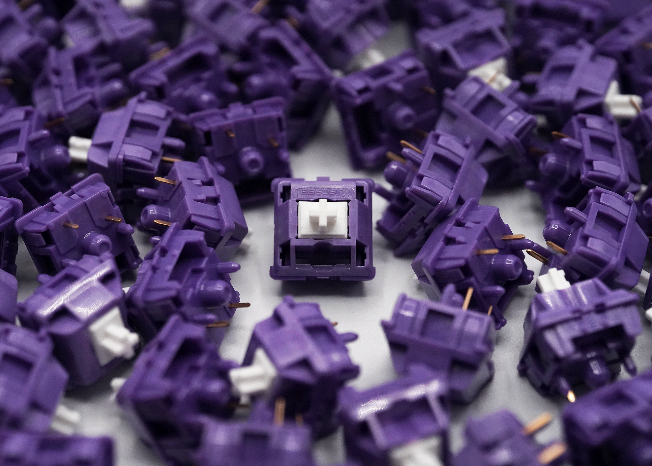 Tecsee Purple Panda Tactile Switches