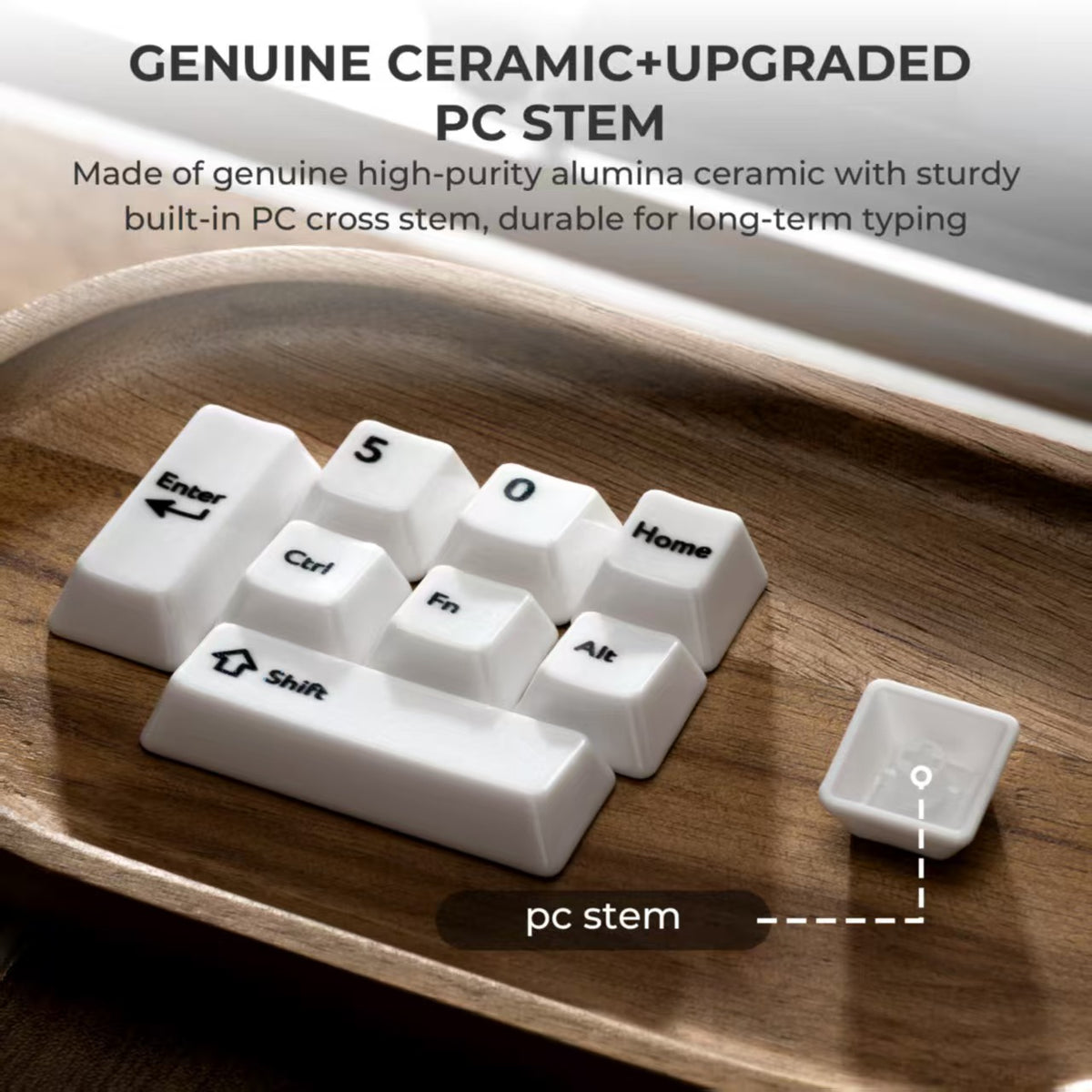 XVX Glitter Ceramic Cherry Profile 120-Key Full Keycap Set