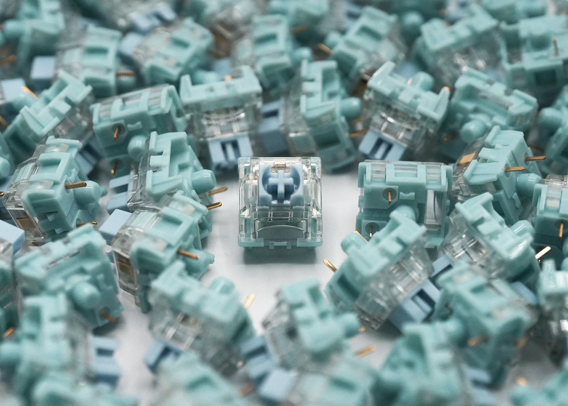 TTC Bluish White Tactile (V2) Silent Switches