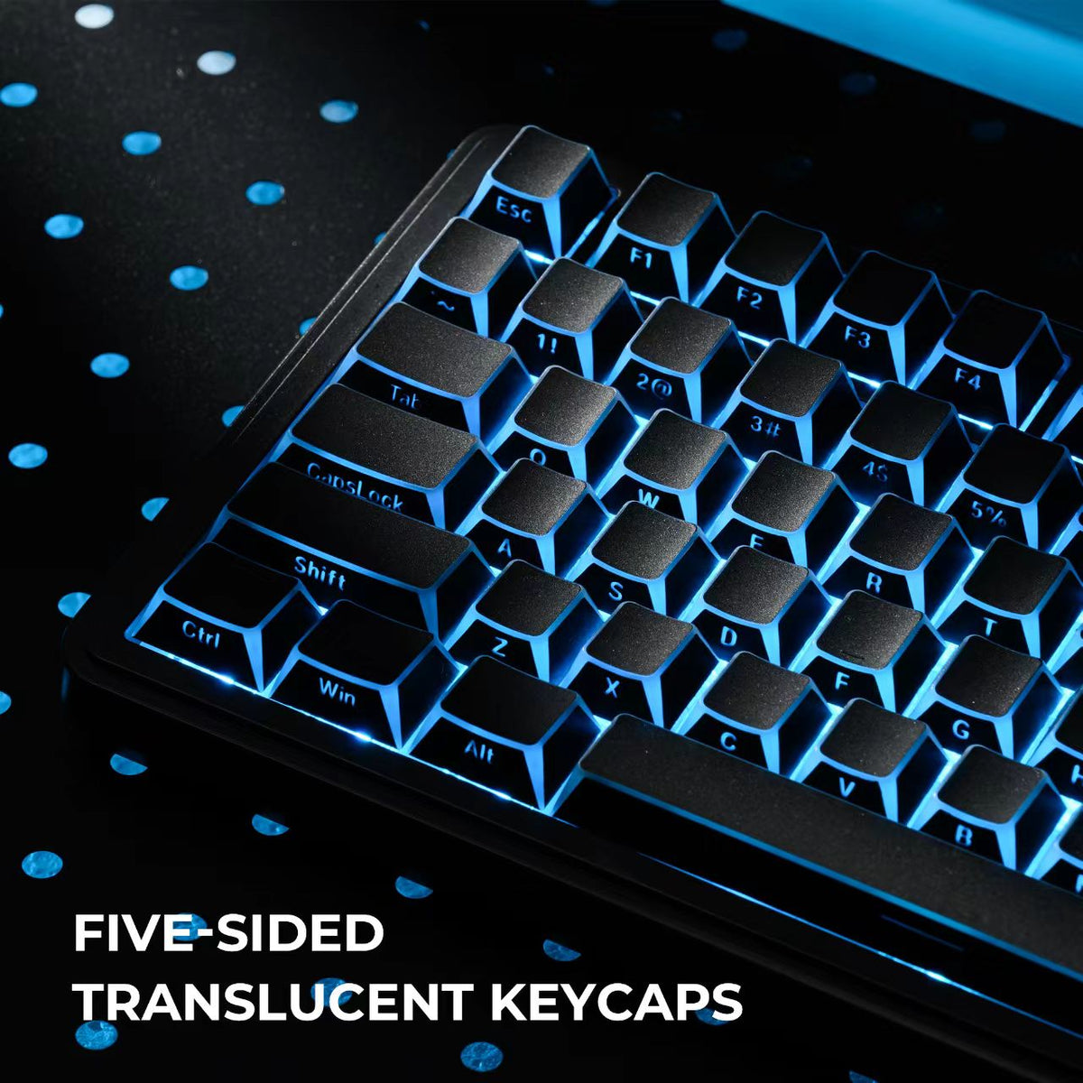 XVX PRISM Shadow Shine-Through Double-Shot Cherry Profile PBT Keycap Set