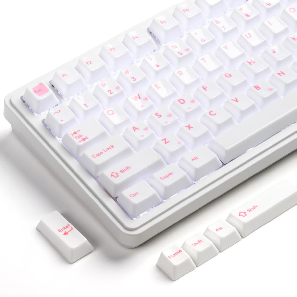 XVX Glaze Ceramic Cherry Profile 120-Key Full Keycap Set