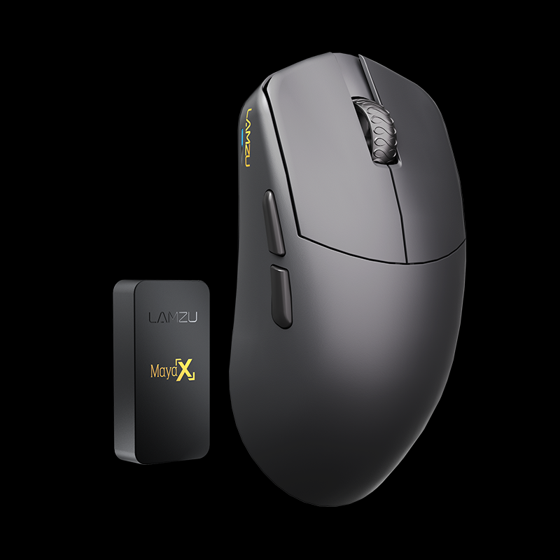 Lamzu Maya X 8K 8KHz Wireless Gaming Mouse, Black & White Color Selection