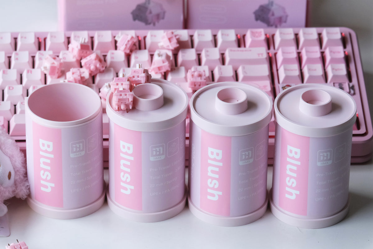 80Retros x HMX Blush Charm Linear Switches