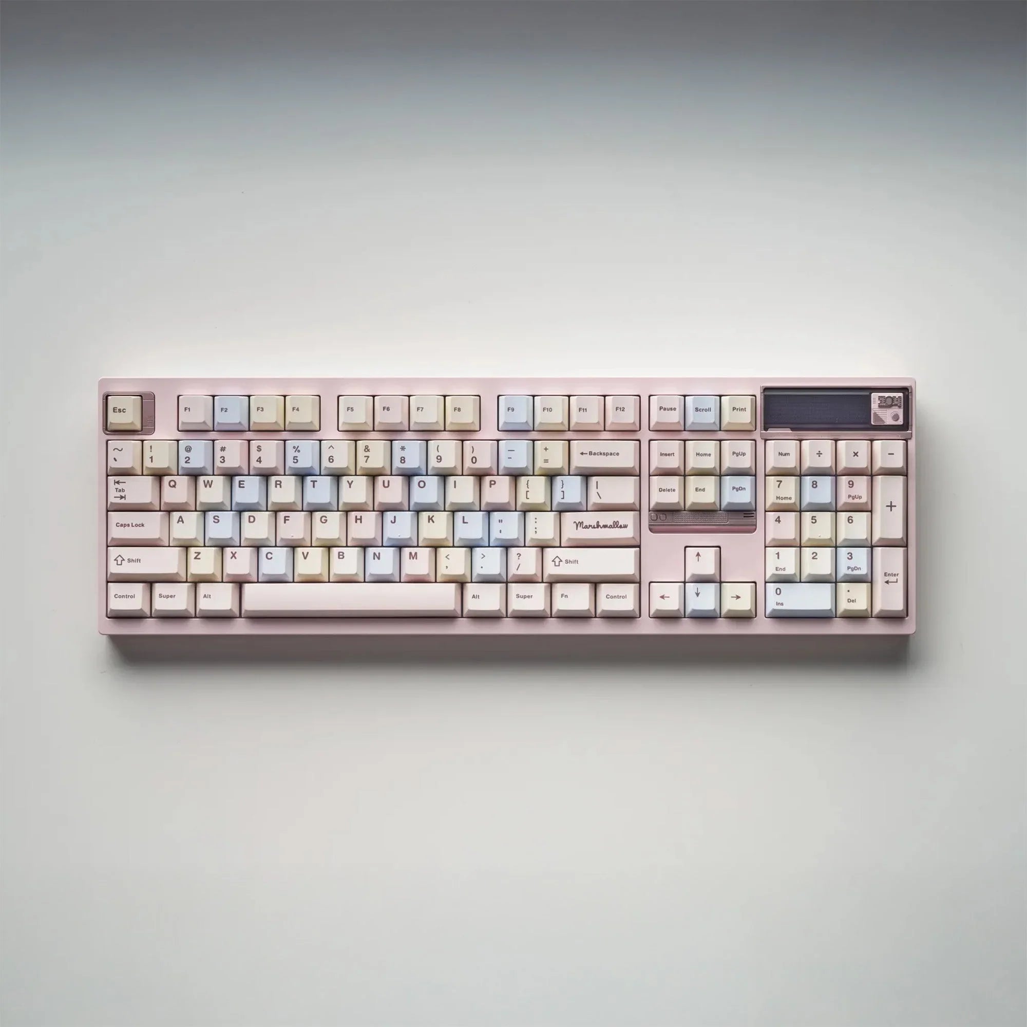 Qwertykeys QK Bubble Tea Marshmallow Keycap Set – Cherry Profile PBT Dye-Sub Keycaps