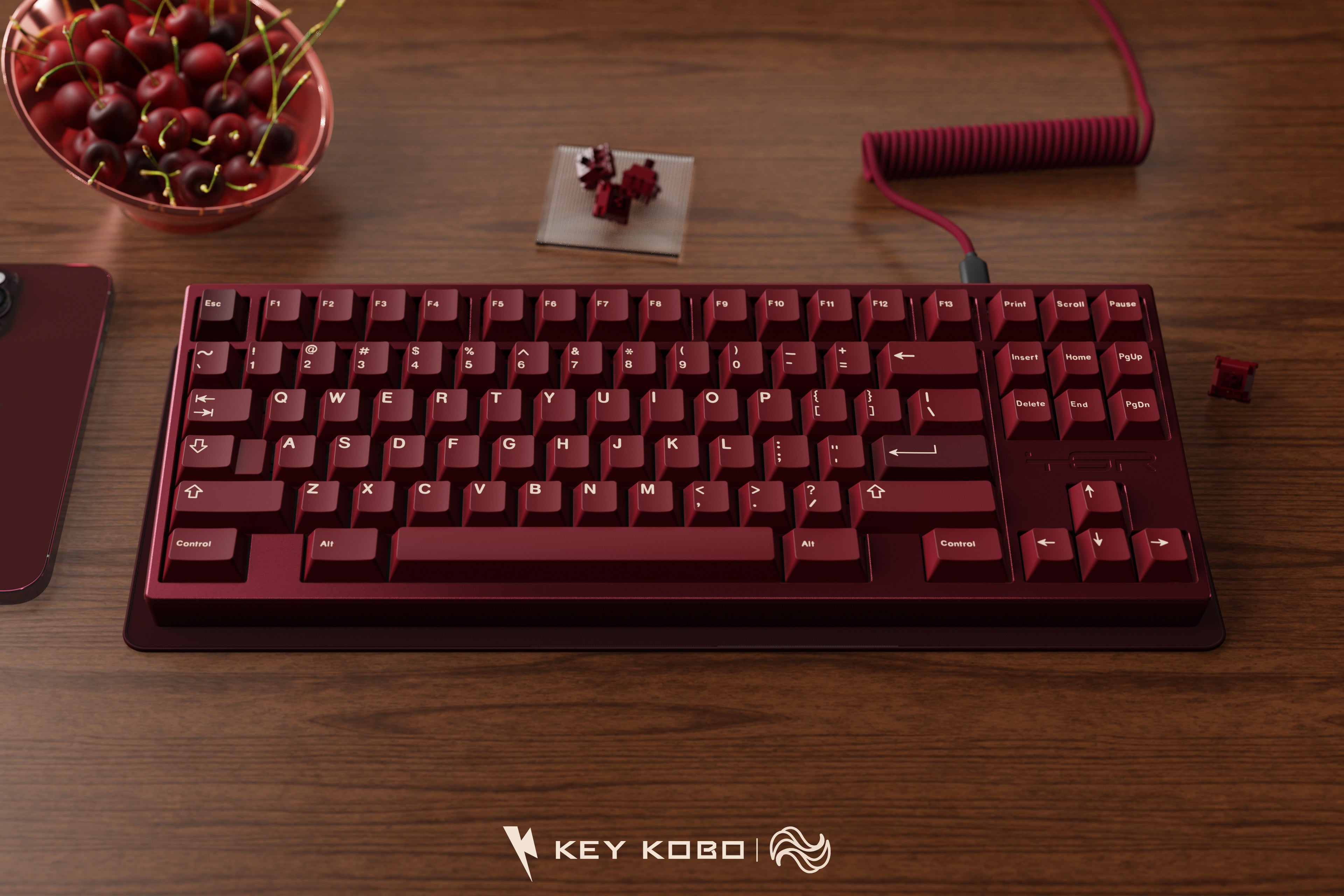 Keykobo Cherries ABS Double-shot Keycap Set