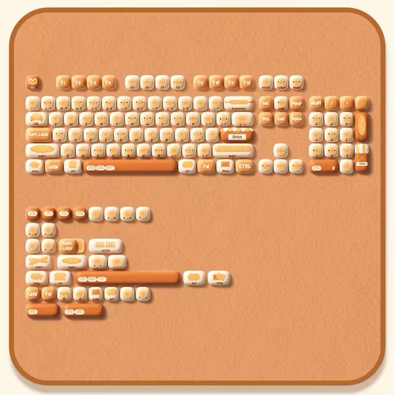 Akko Bun Wonderland Keycap Set