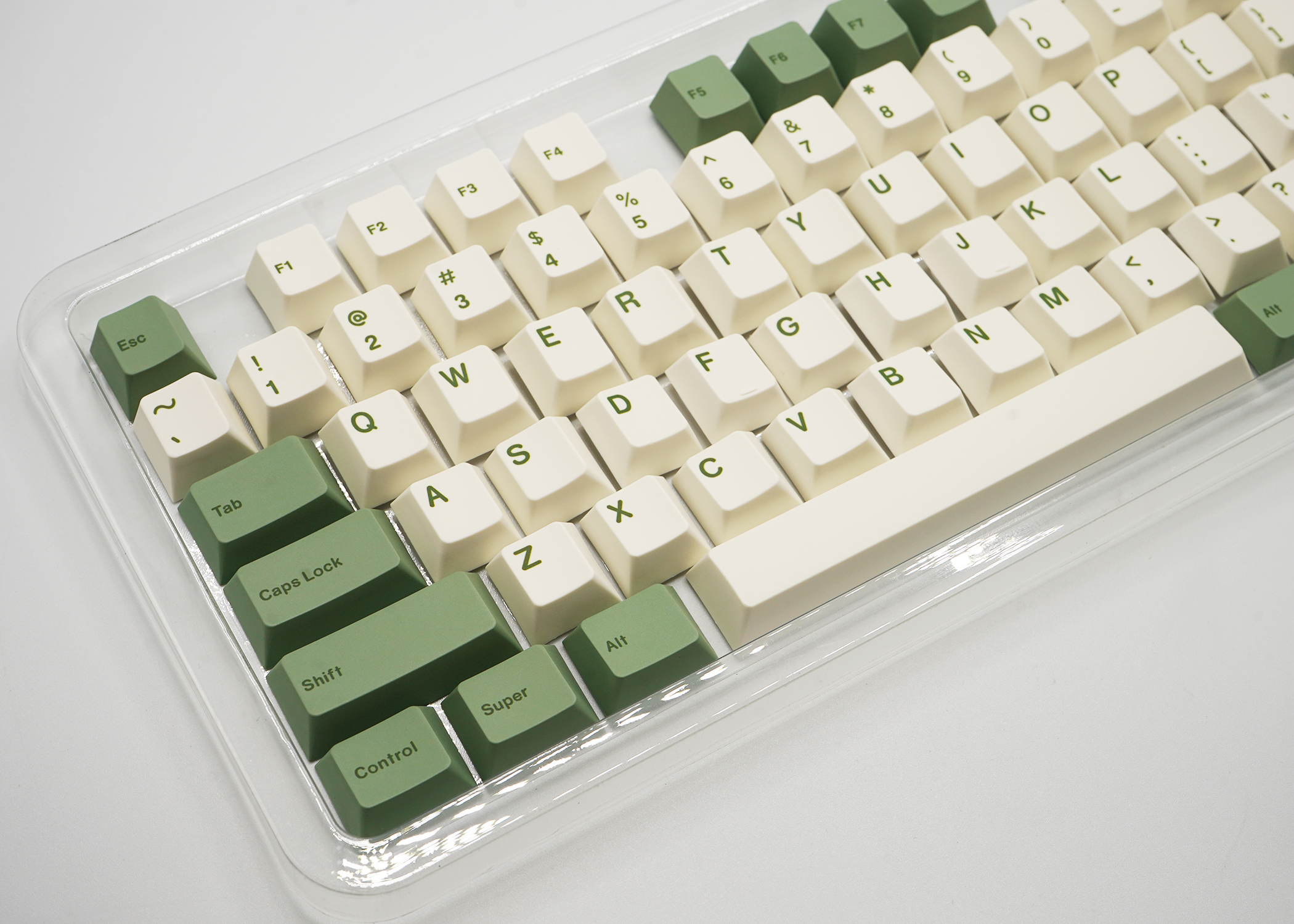 JKDK Bamboo Forest Keycaps Cherry Profile PBT Dye