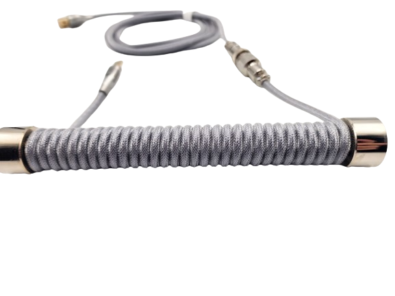 Mechanical Keyboard Coiled Cable Straightening Rod Fixed Bar Winder Set Stainless Steel