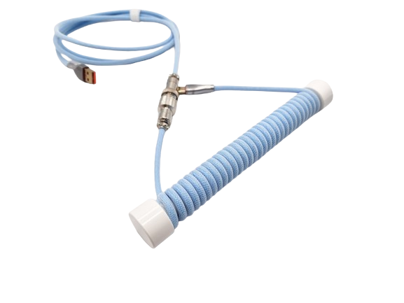 Mechanical Keyboard Coiled Cable Straightening Rod Fixed Bar Winder Set Stainless Steel