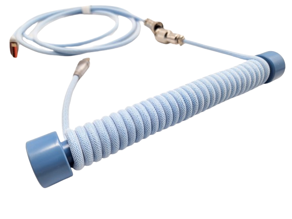 Mechanical Keyboard Coiled Cable Straightening Rod Fixed Bar Winder Set Stainless Steel