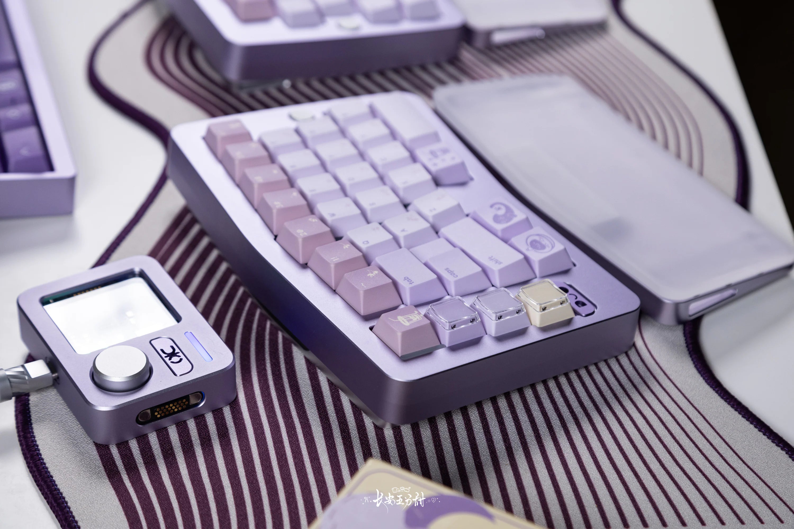 Qwertykeys QK Taro balls Keycap Set – Cherry Profile PBT Dye-Sub Keycaps