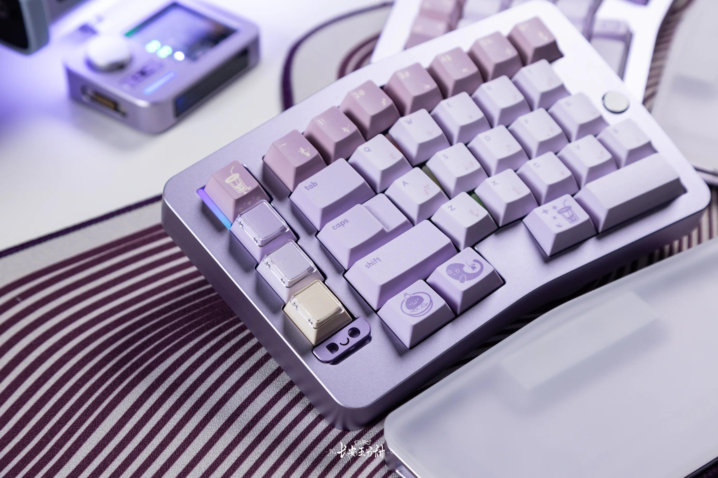 Qwertykeys QK Taro balls Keycap Set – Cherry Profile PBT Dye-Sub Keycaps