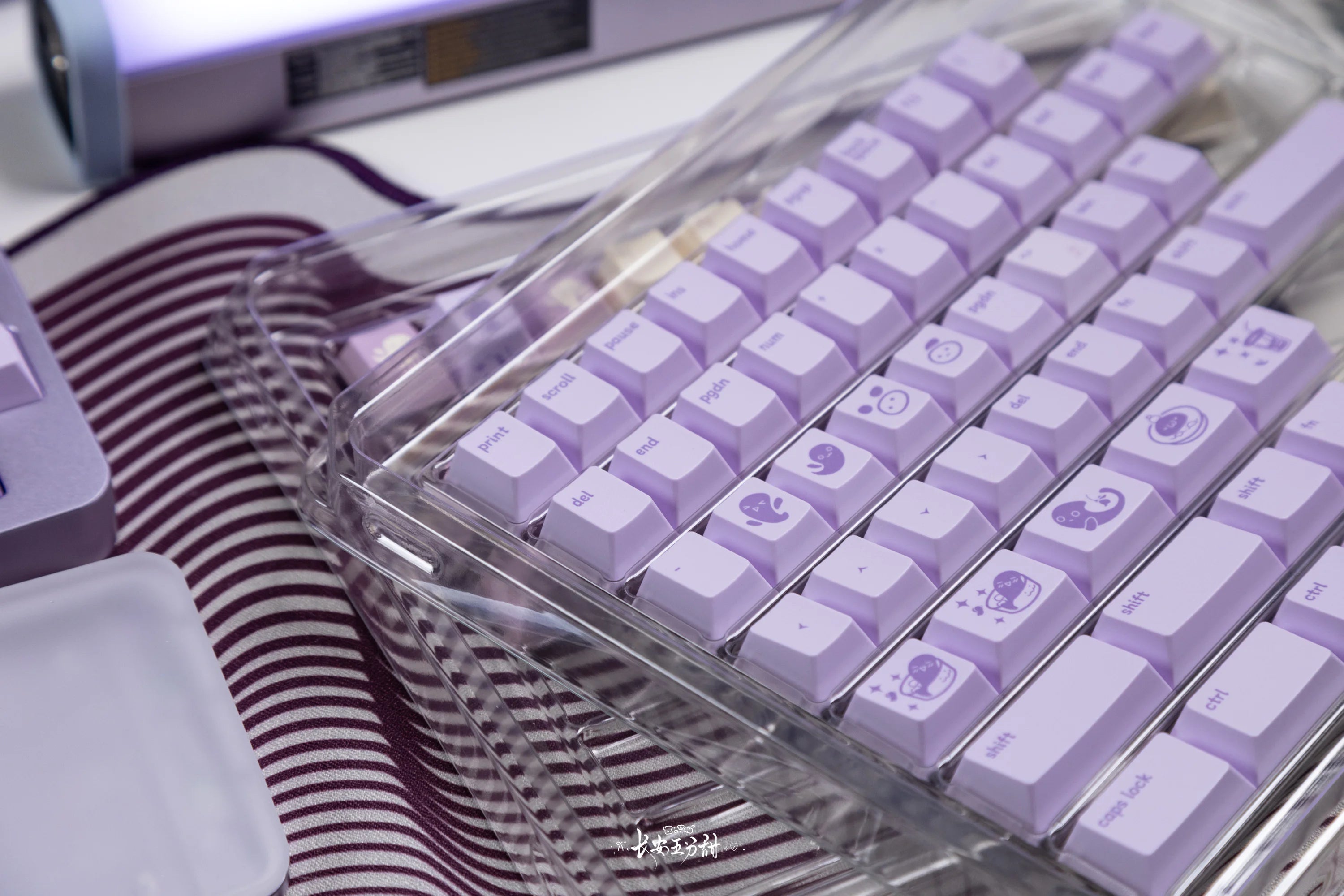 Qwertykeys QK Taro balls Keycap Set – Cherry Profile PBT Dye-Sub Keycaps