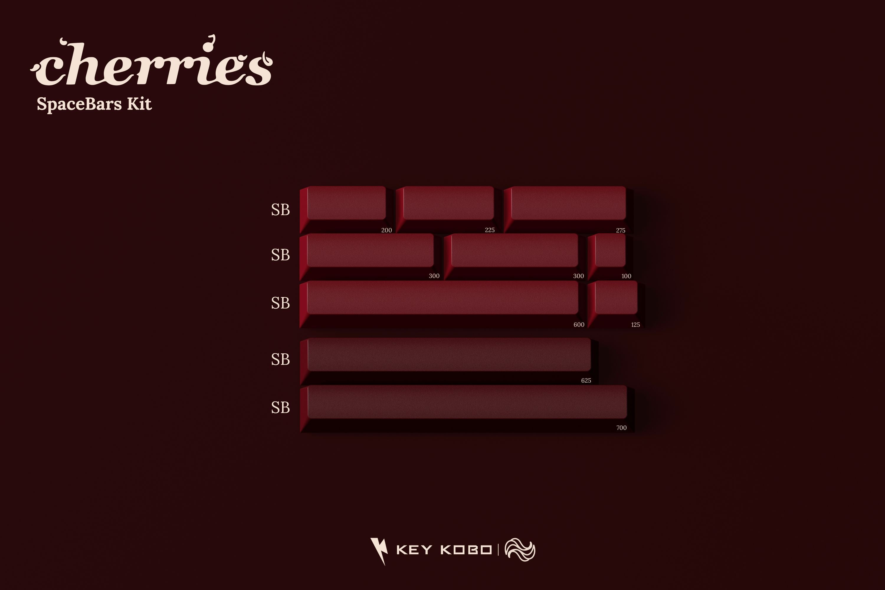 Keykobo Cherries ABS Double-shot Keycap Set