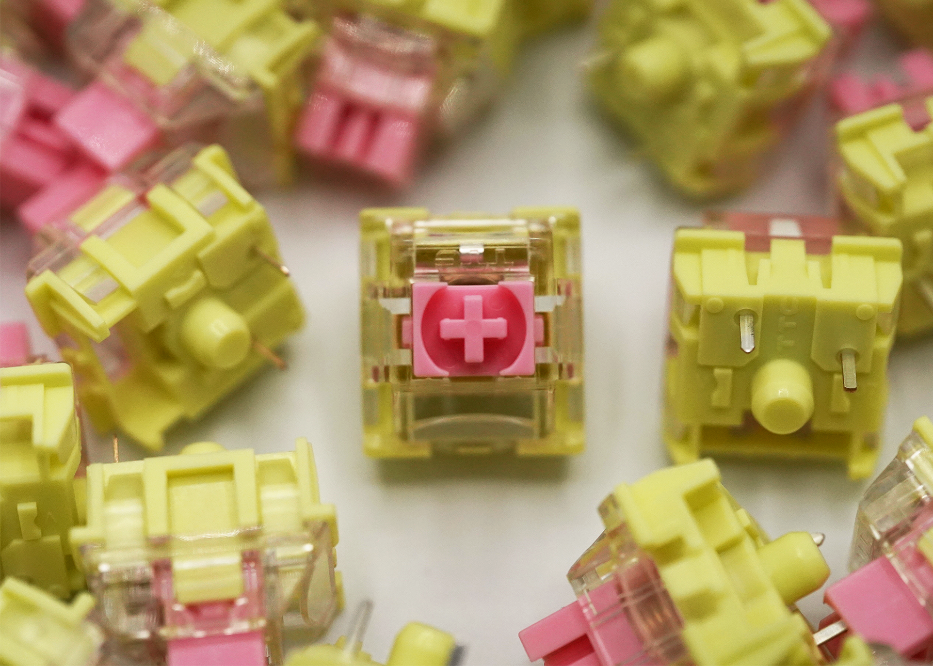 TTC Gold Pink V2 Linear Switches