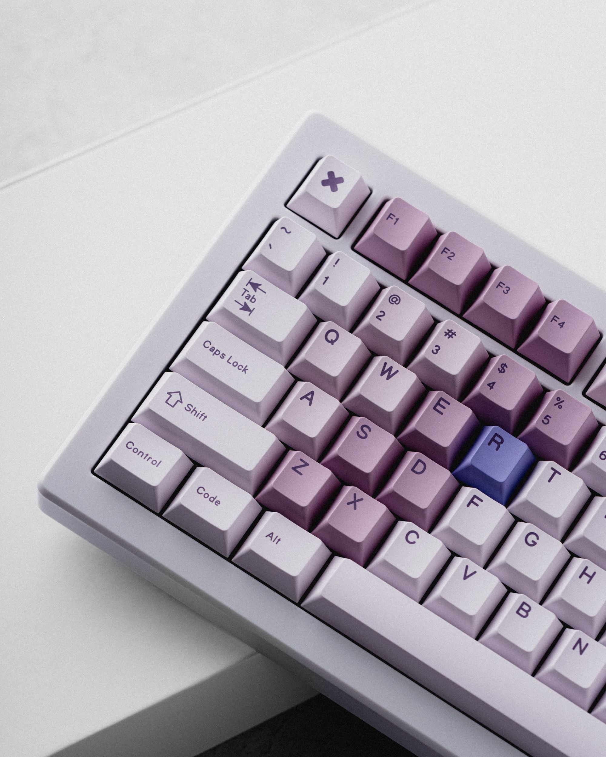 Tutkeys Taro Bobo Keycaps - PBT Dye-Sub Keycap Cherry Profile All In One
