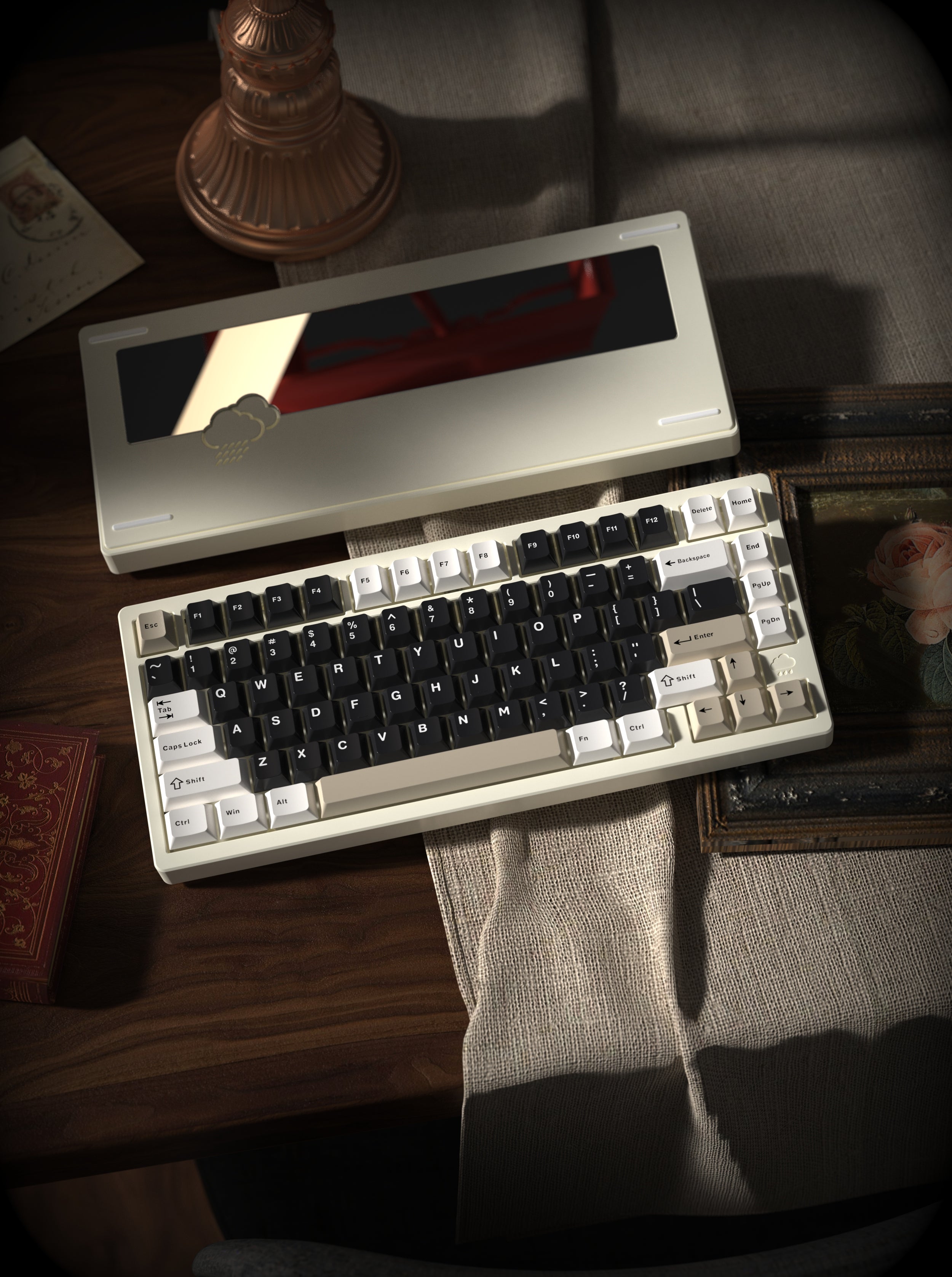 WOBKEY Rainy75 Mechanical Keyboard White