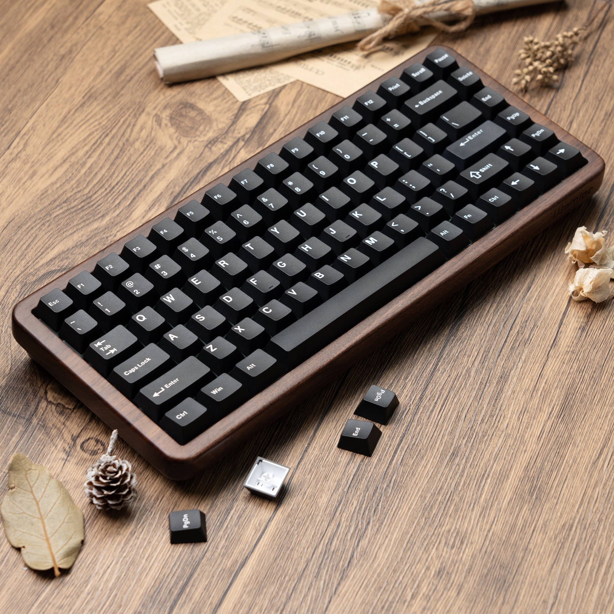 Womier WD75 V2 75% Wireless Wooden Keyboard