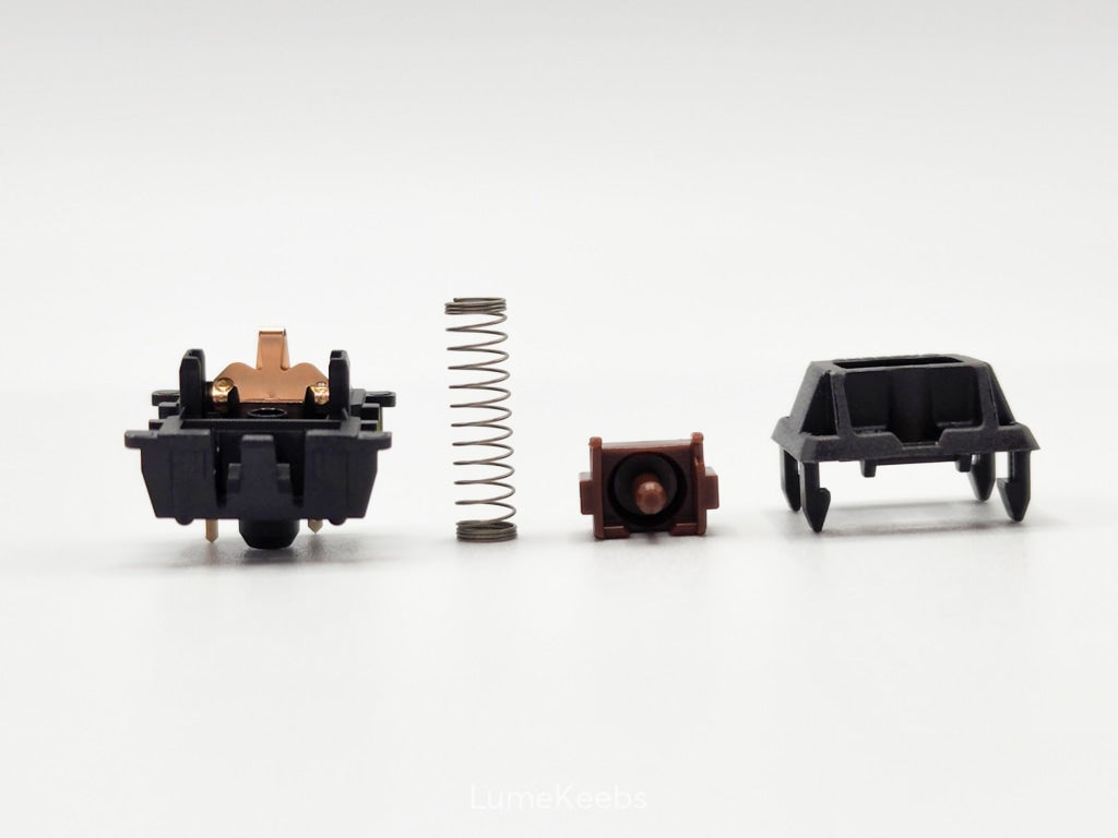 Lubed and Filmed Cherry MX Brown