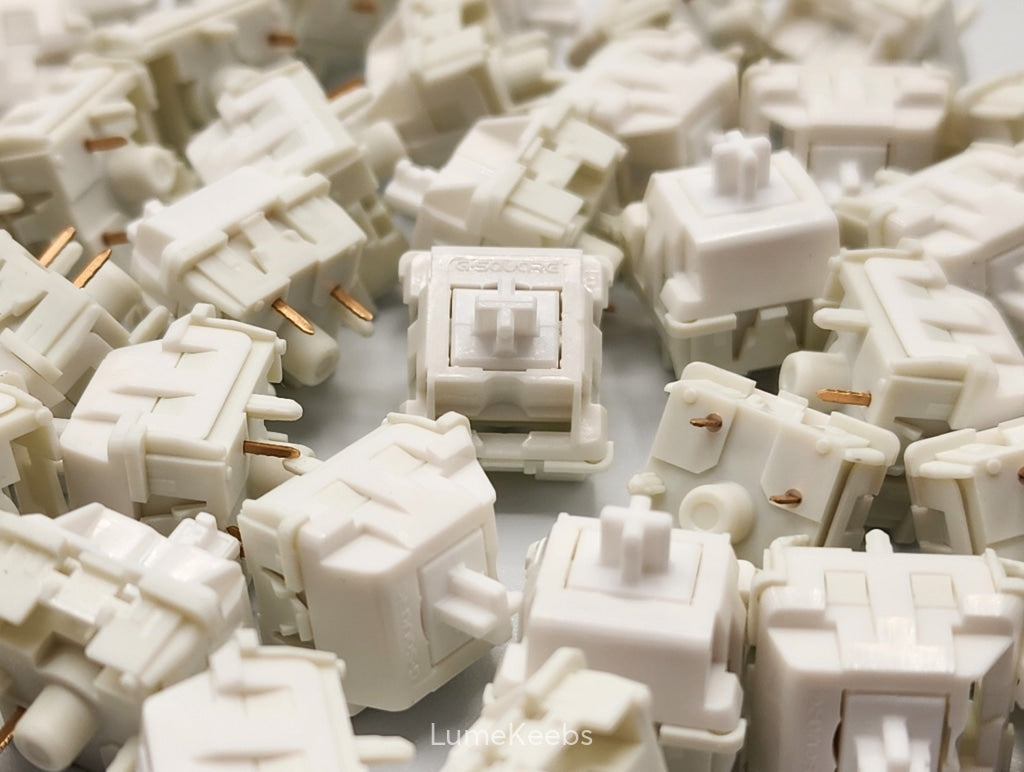 G-Square White Samurai Linear Switches