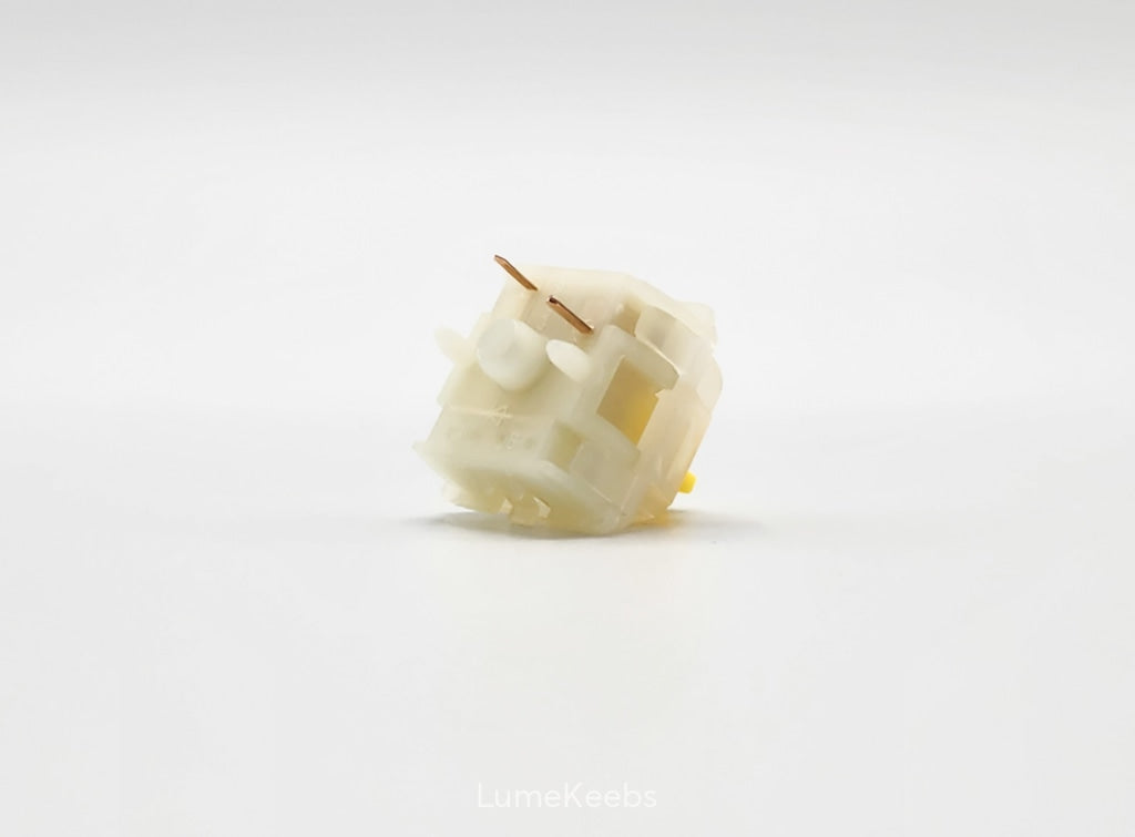 Gateron Cap V2 Milky Yellow Linear Switches
