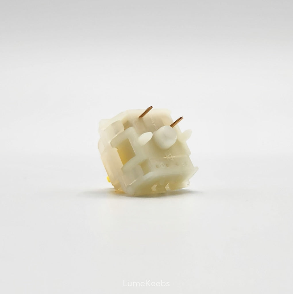 Gateron Cap V2 Milky Yellow Linear Switches