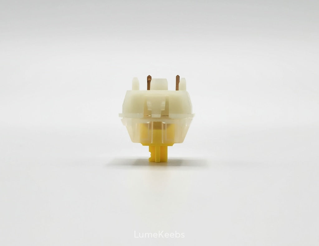 Gateron Cap V2 Milky Yellow Linear Switches