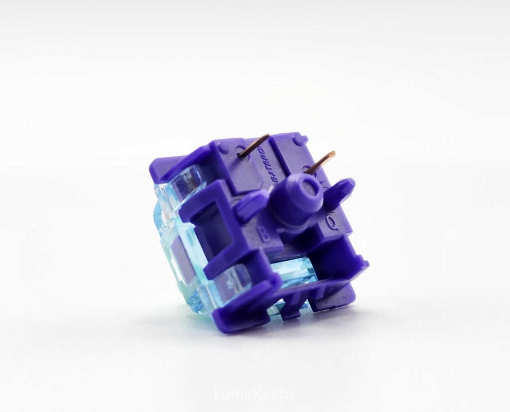 Lubed GoPolar Azure Dragon Tactile Switches