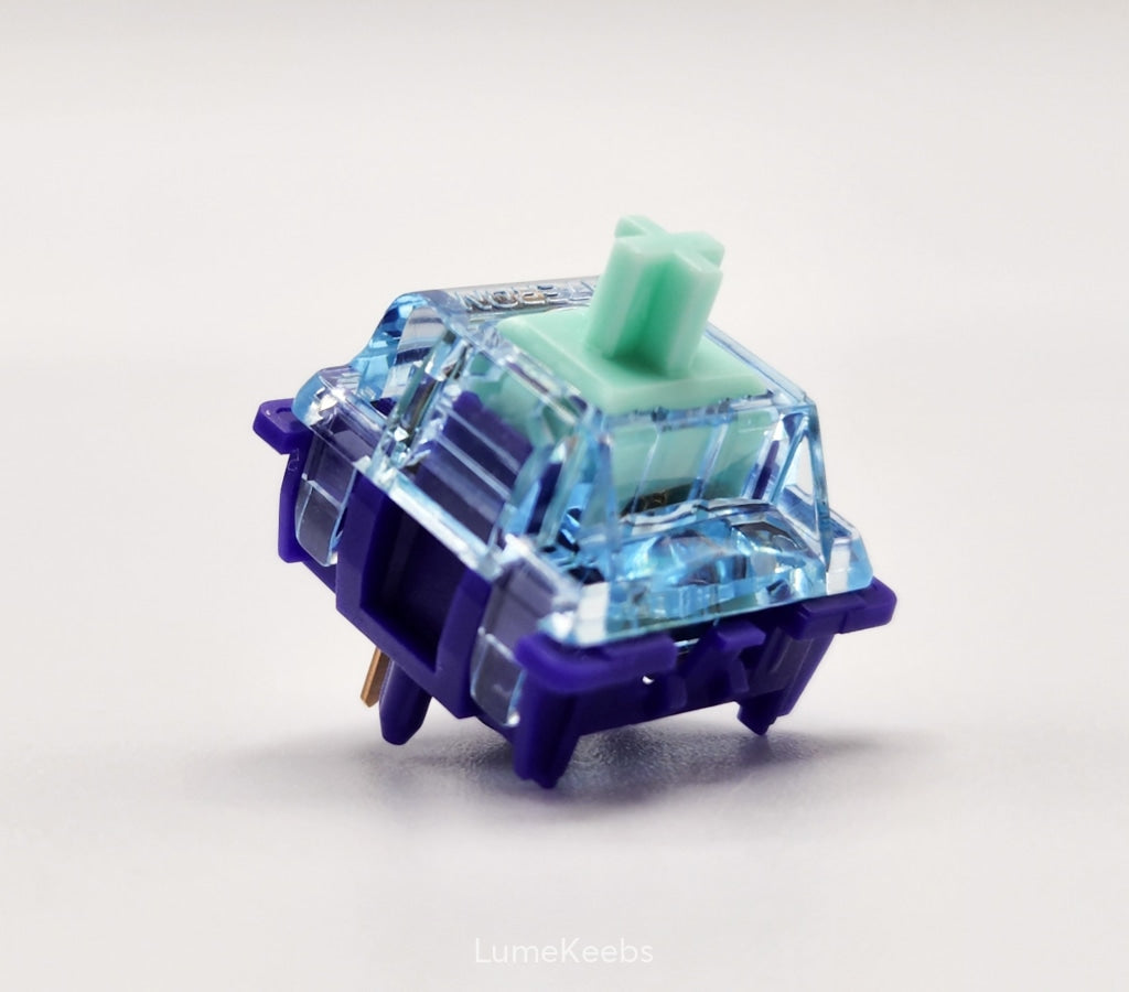 Lubed GoPolar Azure Dragon Tactile Switches