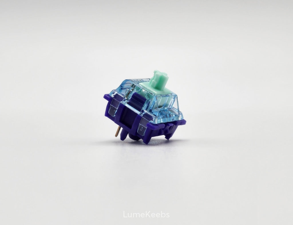 Lubed GoPolar Azure Dragon Tactile Switche