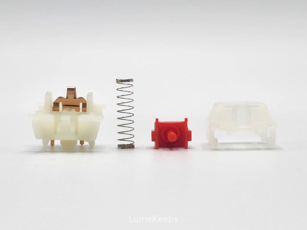 Gateron KS-3 Milky Red Pro Linear Switches