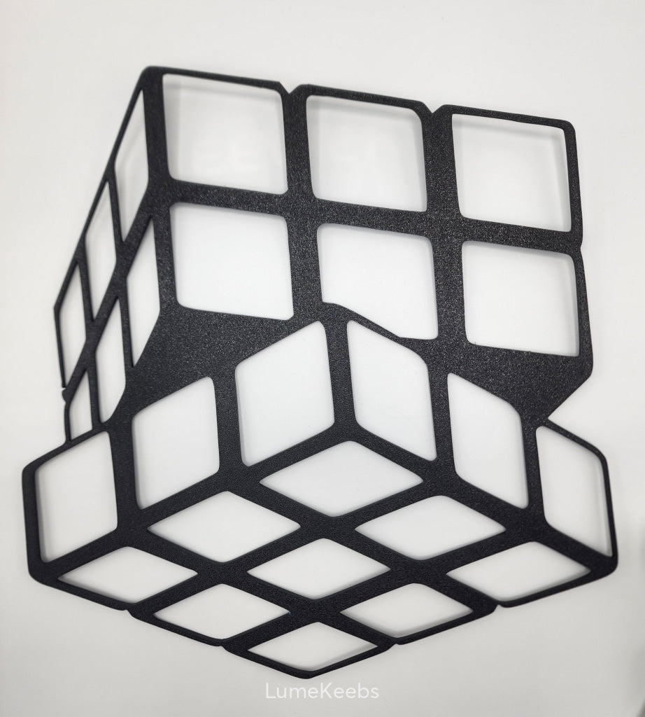 3D Printed Rubik's Cube Wall Art Decoration | The Perfect Gift | Home Decor
