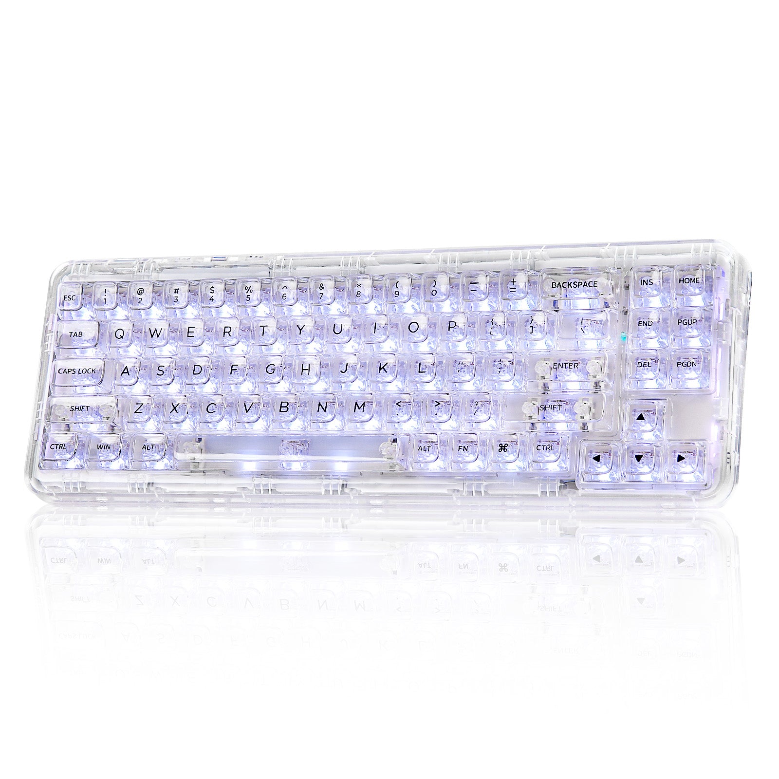 YUNZII X71 Transparent Wireless Mechanical Keyboard