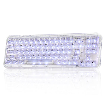 YUNZII X71 Transparent Wireless Mechanical Keyboard