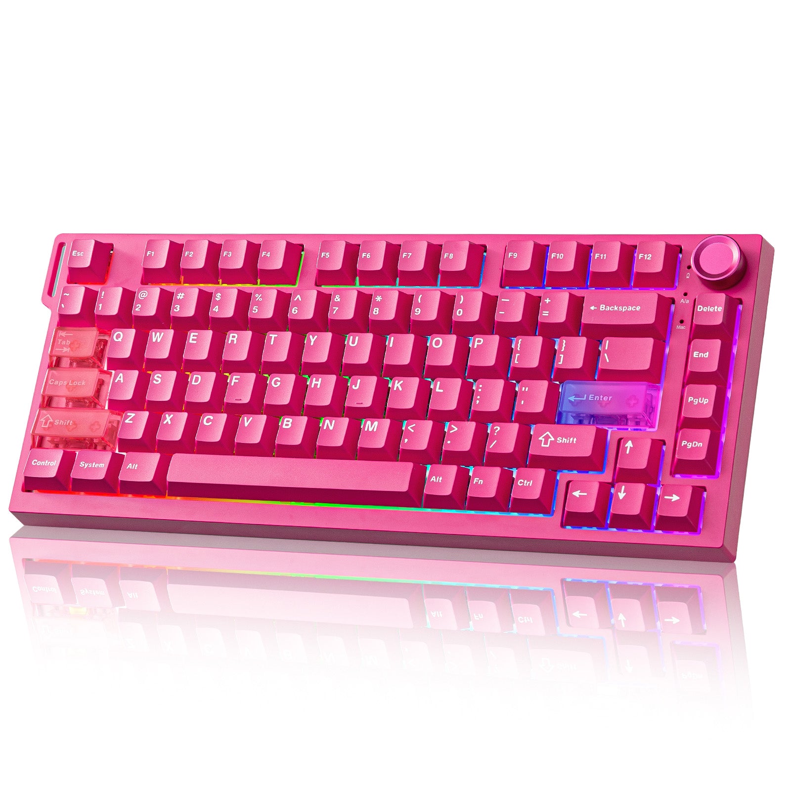 YUNZII RT75 PRO Dual-8K Rapid Trigger Wireless Gaming Magnetic Keyboard