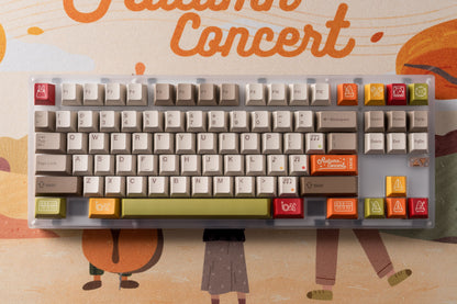 Tutkeys Autumn Concert Keycaps - PBT Cherry Profile All in One Set
