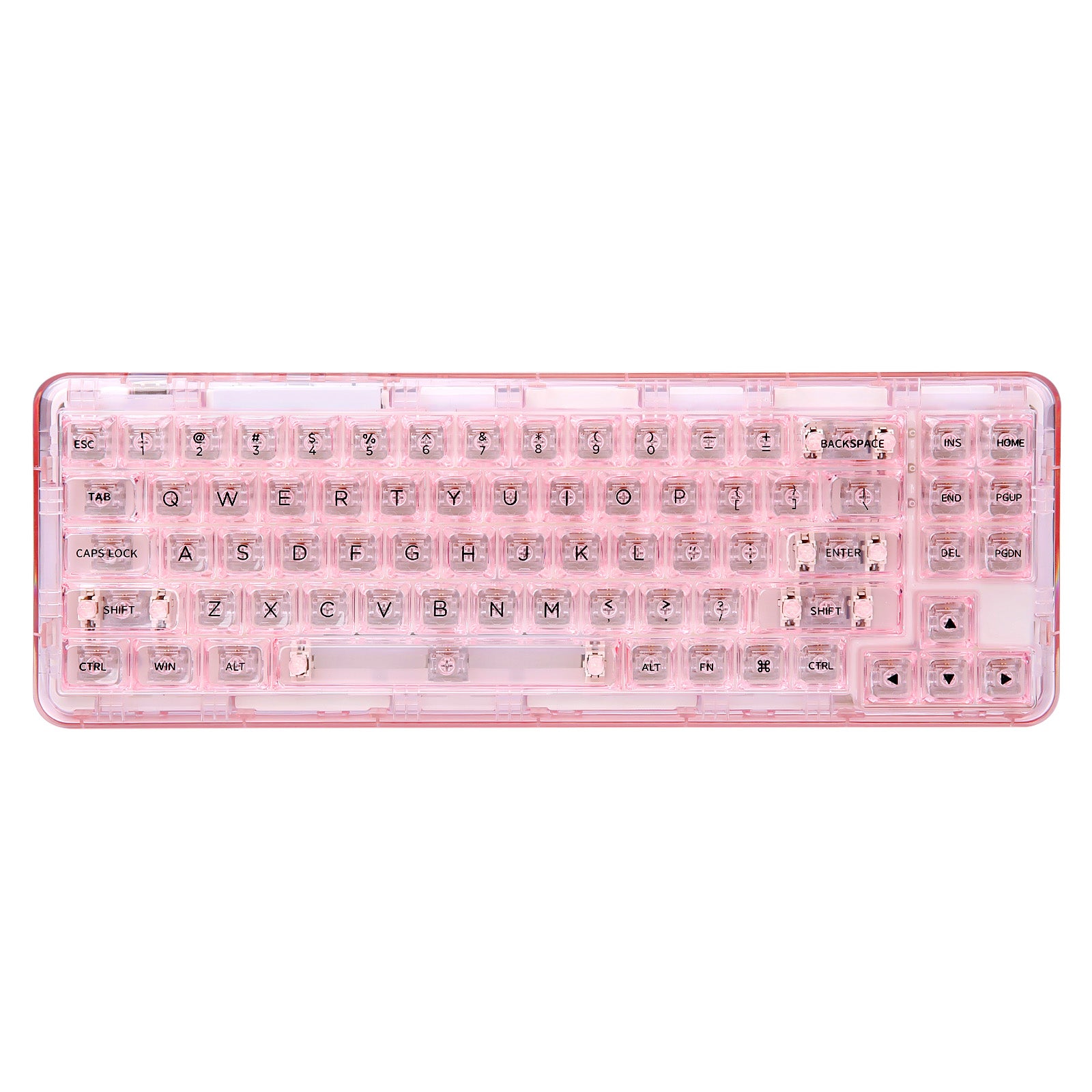 YUNZII X71 Transparent Wireless Mechanical Keyboard