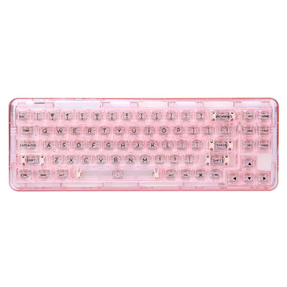 YUNZII X71 Transparent Wireless Mechanical Keyboard
