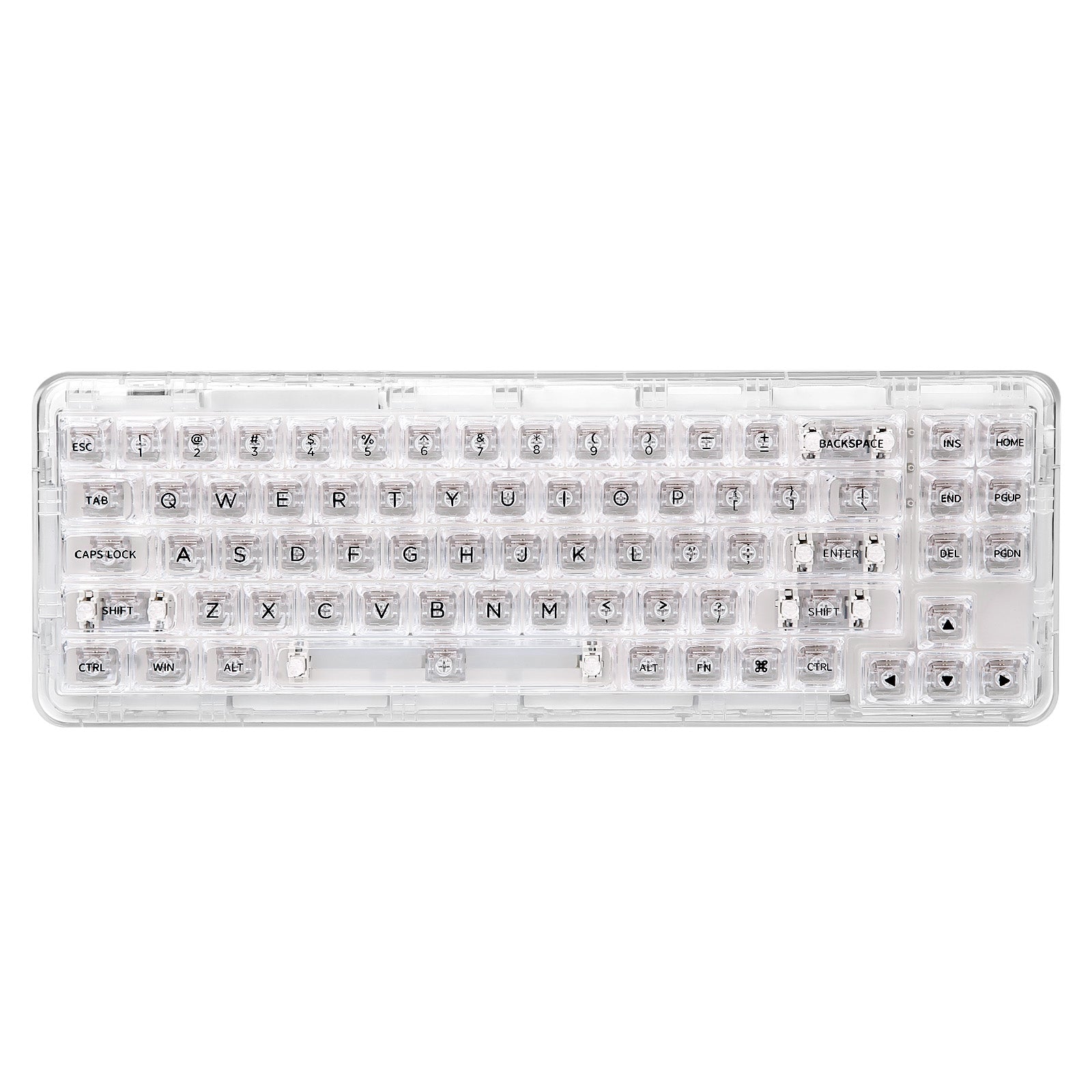 YUNZII X71 Transparent Wireless Mechanical Keyboard