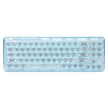 YUNZII X71 Transparent Wireless Mechanical Keyboard
