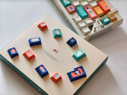 Keykobo Cinque Terre ABS Double-shot Keycap Set