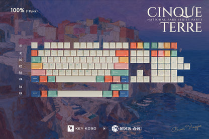 Keykobo Cinque Terre ABS Double-shot Keycap Set