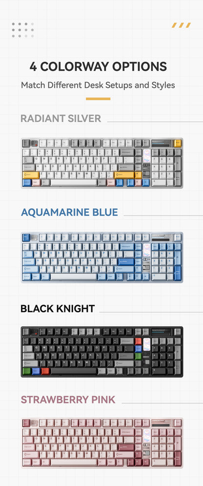 QK100 Mk2 Black Knight Custom Keyboard
